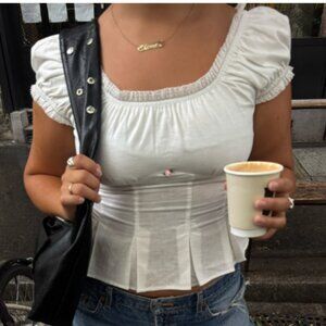 Pat Top Lisa Says Gah Dove -S and  XL only